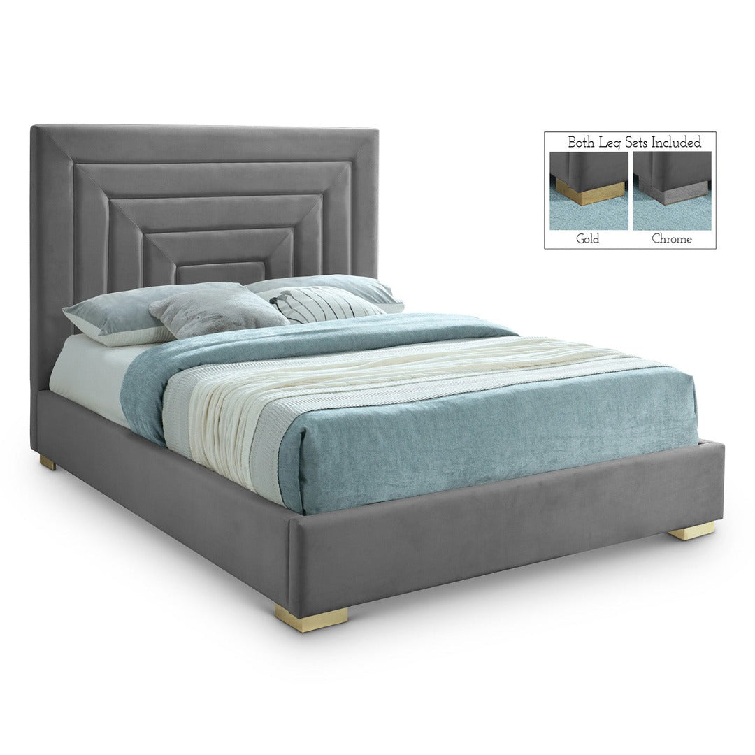 Nora Velvet Queen Bed