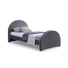 Brody Velvet Twin Bed