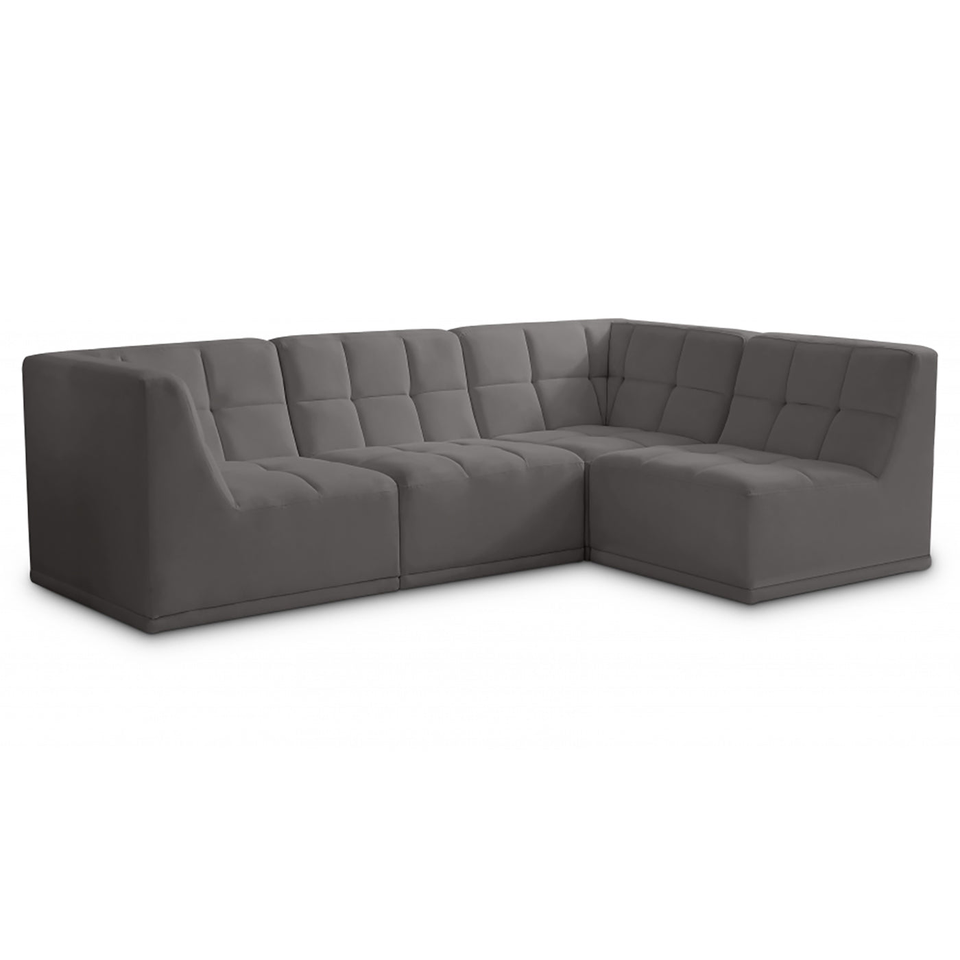 Relax Velvet Modular Sectional