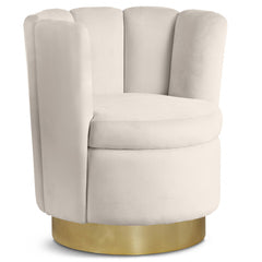 Lily Velvet Swivel Accent Chair