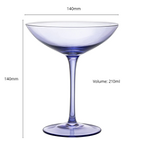 Champagne Coupes 12oz by The Wine Savant - (2, Lavender)