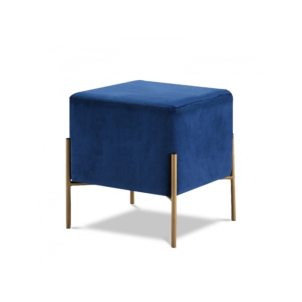 Isla Velvet Ottoman | Stool