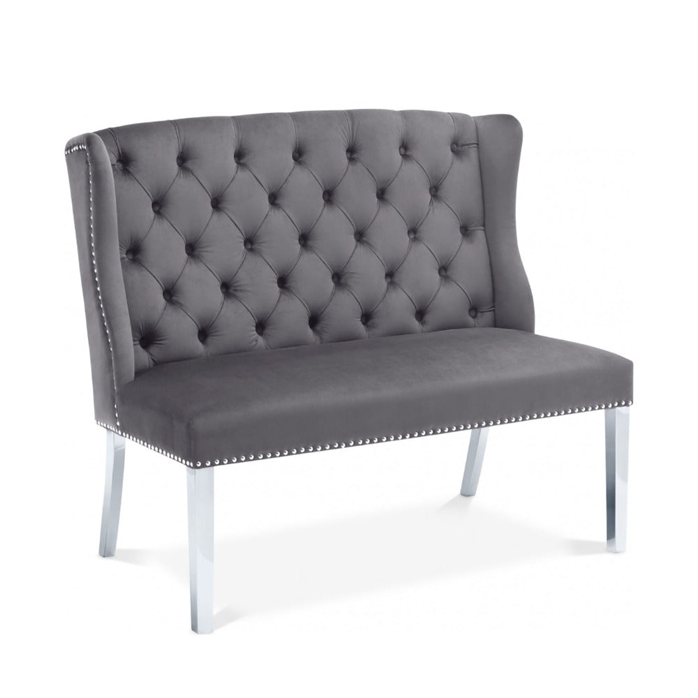 Suri Velvet Settee Bench