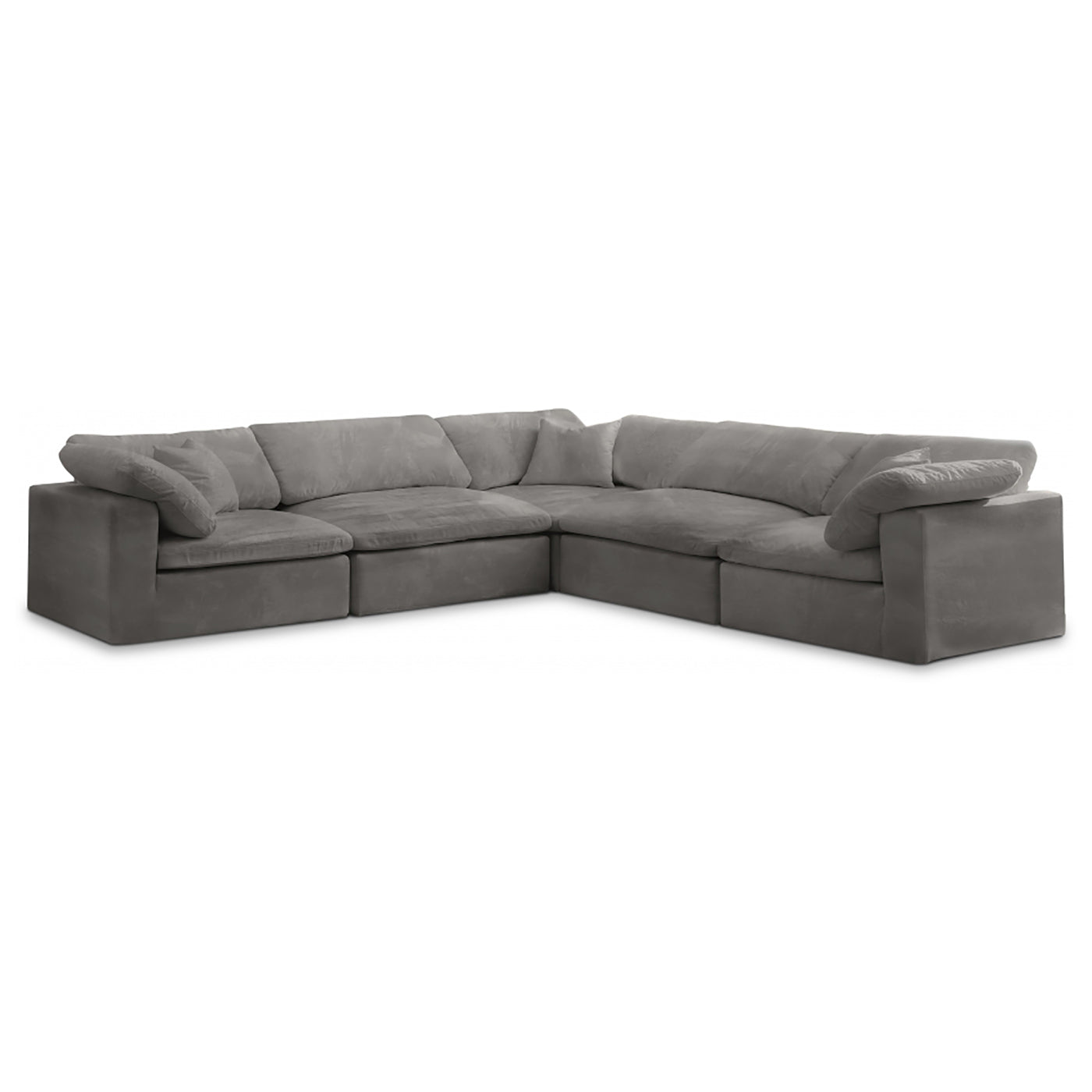 Cozy Velvet Comfort Modular Sectional