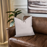20 x 20 Outdoor Pillow with Dec Cord- Seascape Sand- Poly Insert