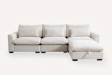 PERTH 122" 3-Seater Sofa with 1 ottoman