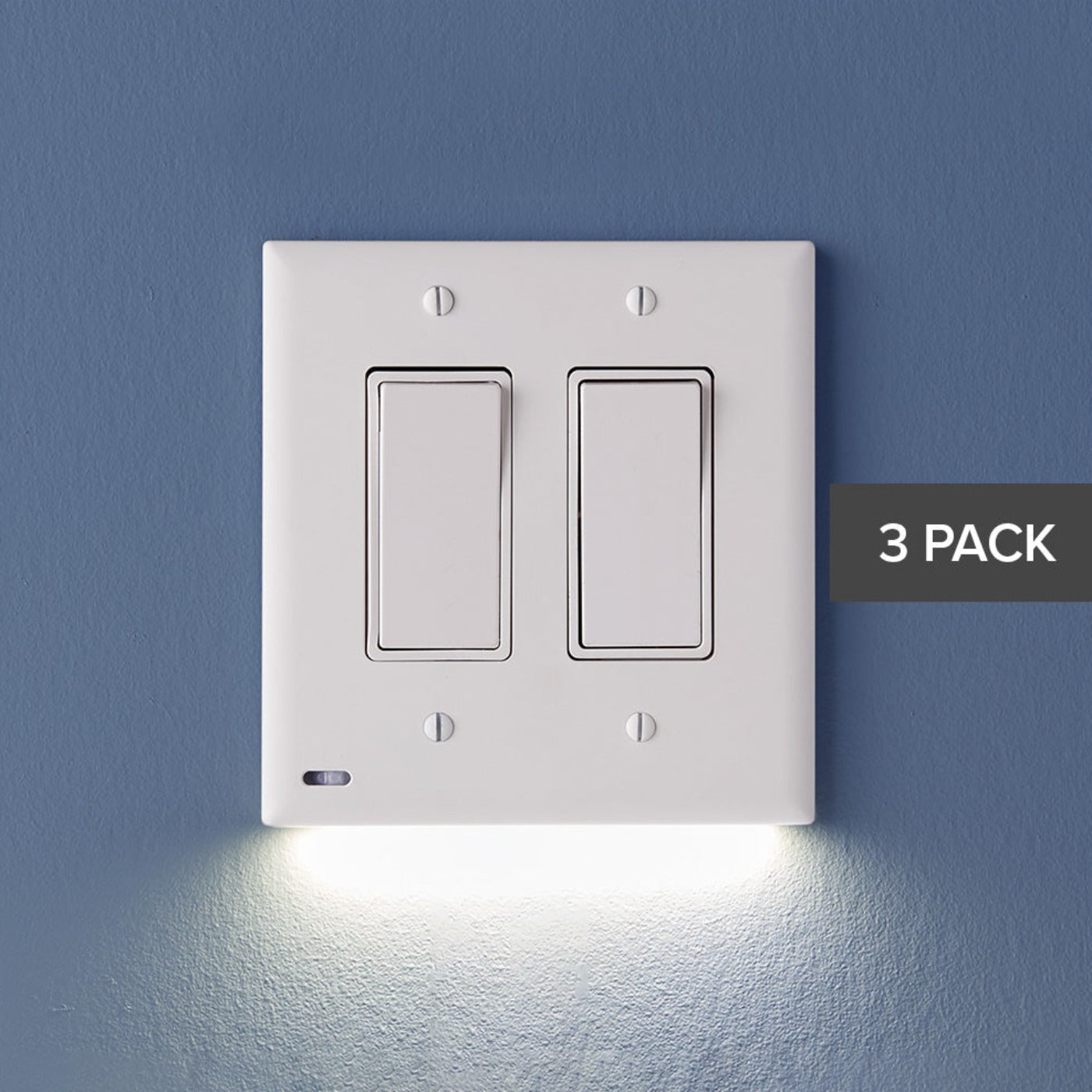 Rocker Switchlight For Double Gang Switches - White