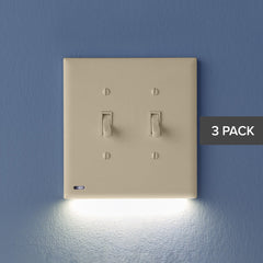 Toggle Switchlight For Double Gang Switches - Ivory