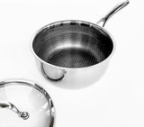 6 Piece Hexagon Surface Hybrid Stainless Steel Set