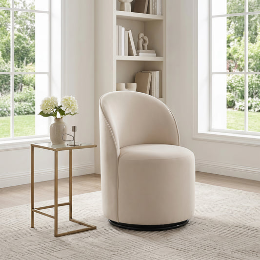 Ryan Modern Upholstered Swivel Dining Chair