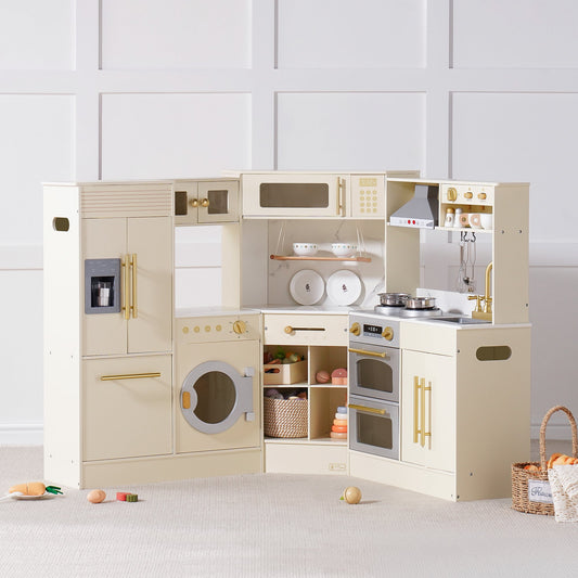 ROBUD Wooden Light Luxury Corner Kitchen
