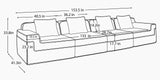 MARTHA 153" 4-Seater Sofa