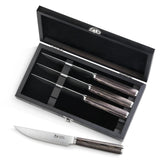 4-Piece Pakkawood Steak Knife Set w/ Wood Box, 10300535