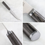 4-Piece Pakkawood Steak Knife Set w/ Wood Box, 10300535