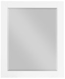 Monad Glass Contemporary Mirror - Elegant Birch Wood Design, Perfect for Any Room or Vanity Setup