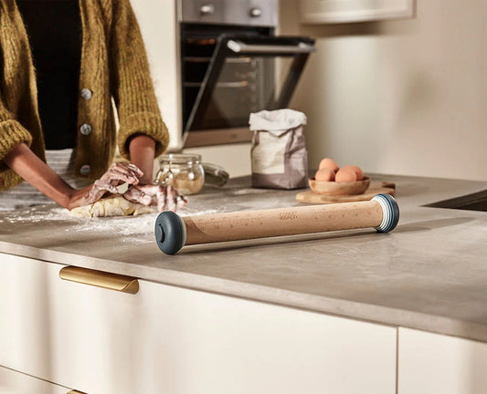 PrecisionPin™ Adjustable Blue Rolling Pin