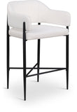 Dame - Fabric Upholstered Counter Stool (Set of 2)