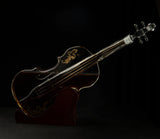 Glass Violin Decanter, Mahogany Base - 1000 ML