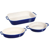 STAUB Ceramic 3-pc Mixed Baking Dish Set