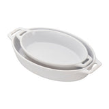 STAUB Ceramic 2-pc Oval Baking Dish Set