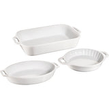 STAUB Ceramic 3-pc Mixed Baking Dish Set