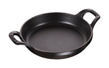 STAUB Cast Iron 6-inch Round Gratin Baking Dish