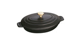 STAUB Cast Iron 9-inch x 6.6-inch Oval Covered Baking Dish