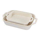 STAUB Ceramic 2-pc Rectangular Baking Dish Set