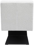 Zeal Accent Chair - Stylish Boucle Upholstered Design with Sturdy Matte Black Metal Base for Comfort