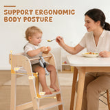 ROBUD Wooden Multifunctional High Chair