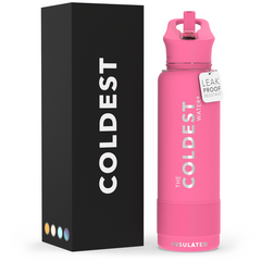 Sports Water Bottle Flamingo Pink