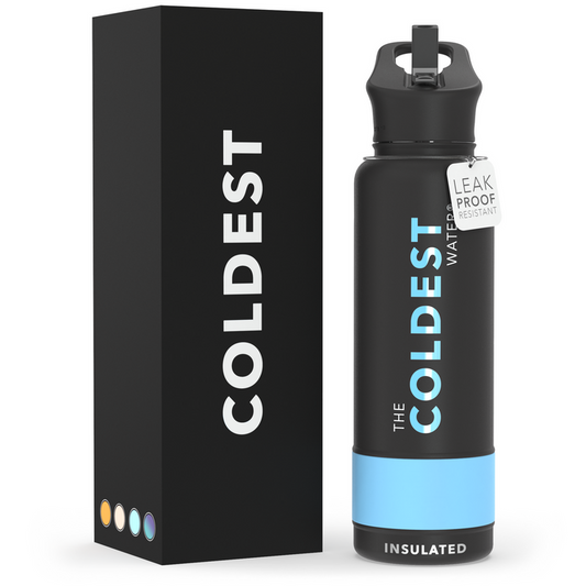 Water Bottle Matte Black