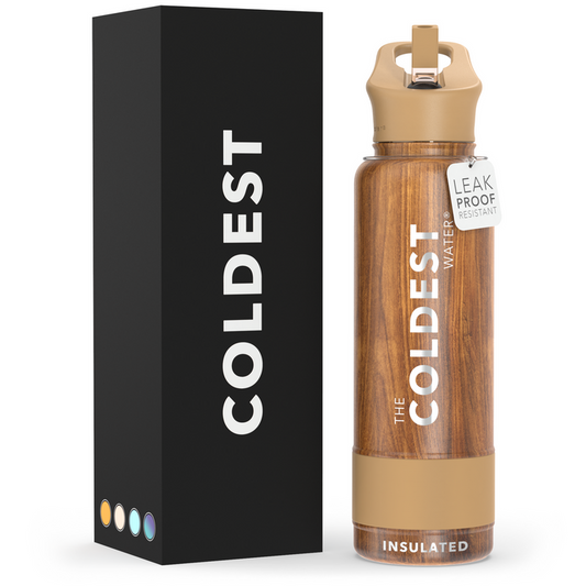 Water Bottle Executive Wood