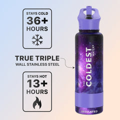 Water Bottle Astro Purple