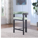 Romeo Counter Stool Set of 2 - Modern Vegan Leather Design for Stylish Kitchen or Bar Seating