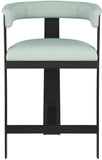 Romeo Counter Stool Set of 2 - Modern Vegan Leather Design for Stylish Kitchen or Bar Seating