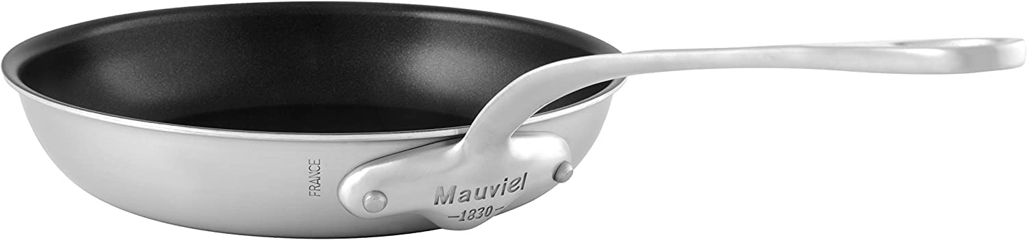 Mauviel M'URBAN 3 2-Piece Frying Pan Set With Cast Stainless Steel Handles