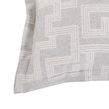Indoor/Outdoor Puff Scroll Ottoman Syros Fog