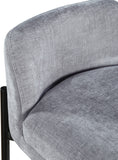 Burton Stool Set of 2 - Stylish Chenille Fabric Bar Seating with Durable Metal Frame for Modern Homes