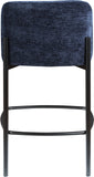 Burton Stool Set of 2 - Stylish Chenille Fabric Bar Seating with Durable Metal Frame for Modern Homes