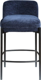 Burton Stool Set of 2 - Stylish Chenille Fabric Bar Seating with Durable Metal Frame for Modern Homes