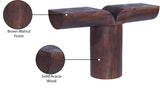 Tee Console Table - Elegant Art Deco Design in Solid Acacia Wood for Stylish Home Decor Display