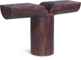 Tee Console Table - Elegant Art Deco Design in Solid Acacia Wood for Stylish Home Decor Display