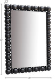 Aubrey Mirror - Elegant Mid-Century Wall Mirror in Solid Acacia Wood Frame for Timeless Style