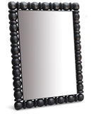 Aubrey Mirror - Elegant Mid-Century Wall Mirror in Solid Acacia Wood Frame for Timeless Style