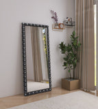 Aubrey Mirror - Elegant Mid-Century Wall Mirror in Solid Acacia Wood Frame for Timeless Style