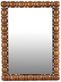 Aubrey Mirror - Elegant Mid-Century Wall Mirror in Solid Acacia Wood Frame for Timeless Style