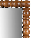 Aubrey Mirror - Elegant Mid-Century Wall Mirror in Solid Acacia Wood Frame for Timeless Style