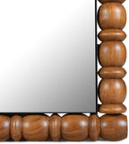 Aubrey Mirror - Elegant Mid-Century Wall Mirror in Solid Acacia Wood Frame for Timeless Style