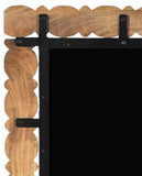 Aubrey Mirror - Elegant Mid-Century Wall Mirror in Solid Acacia Wood Frame for Timeless Style